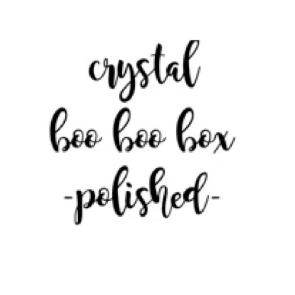 Crystal Boo Boo Box Polished damaged crystals, bulk box